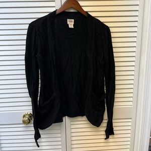 Black cardigan